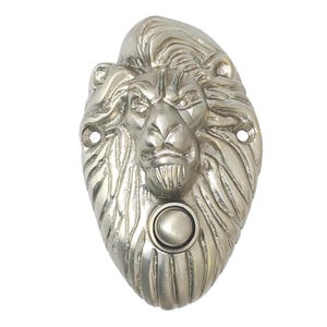Shristy Hardware &quot;Lion Face&quot; Decorative Brass Bell Push Or Push Button