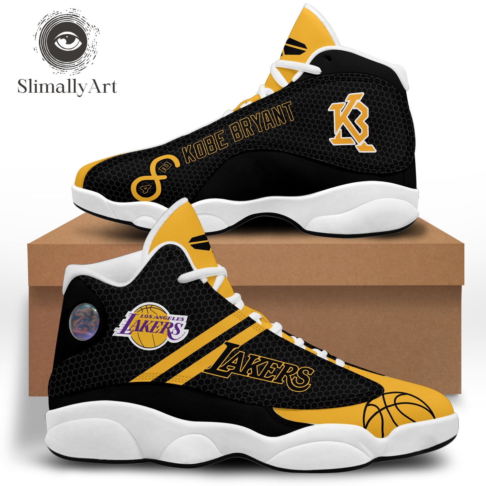 Kobe Bryant Lakers 24 Shoes Los Angeles American Basketball | Etsy