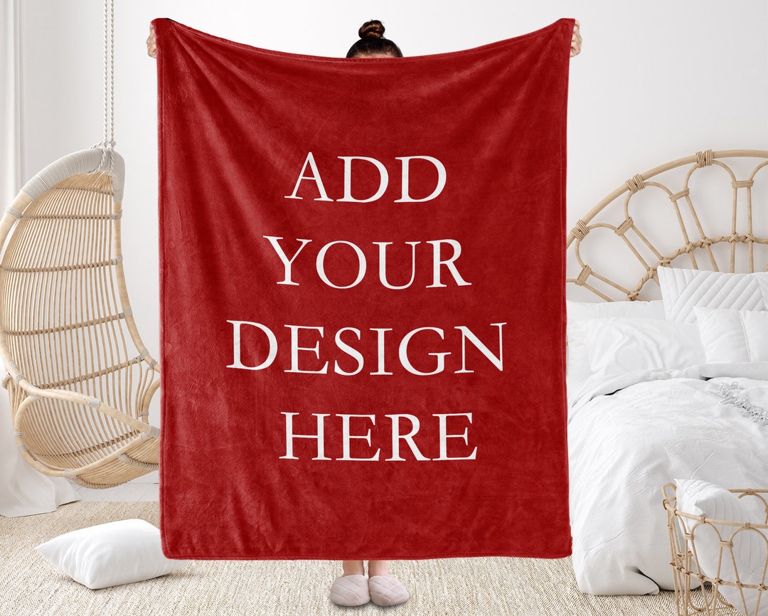 Custom Blanket With Picture/name/text, Personalized Photos Blanket Gift