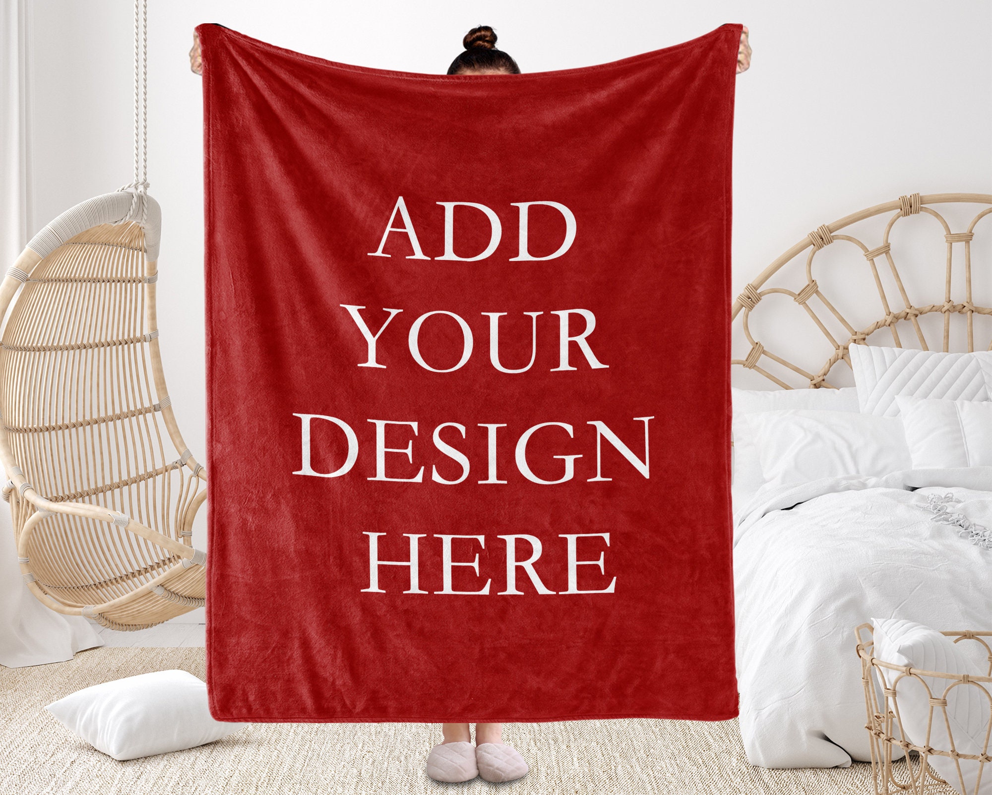 Custom Blanket With Picture Etsy