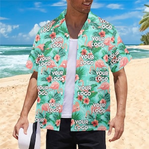 Custom Hawaiian Shirt with Face/Logo,Personalized Aloha Shirts