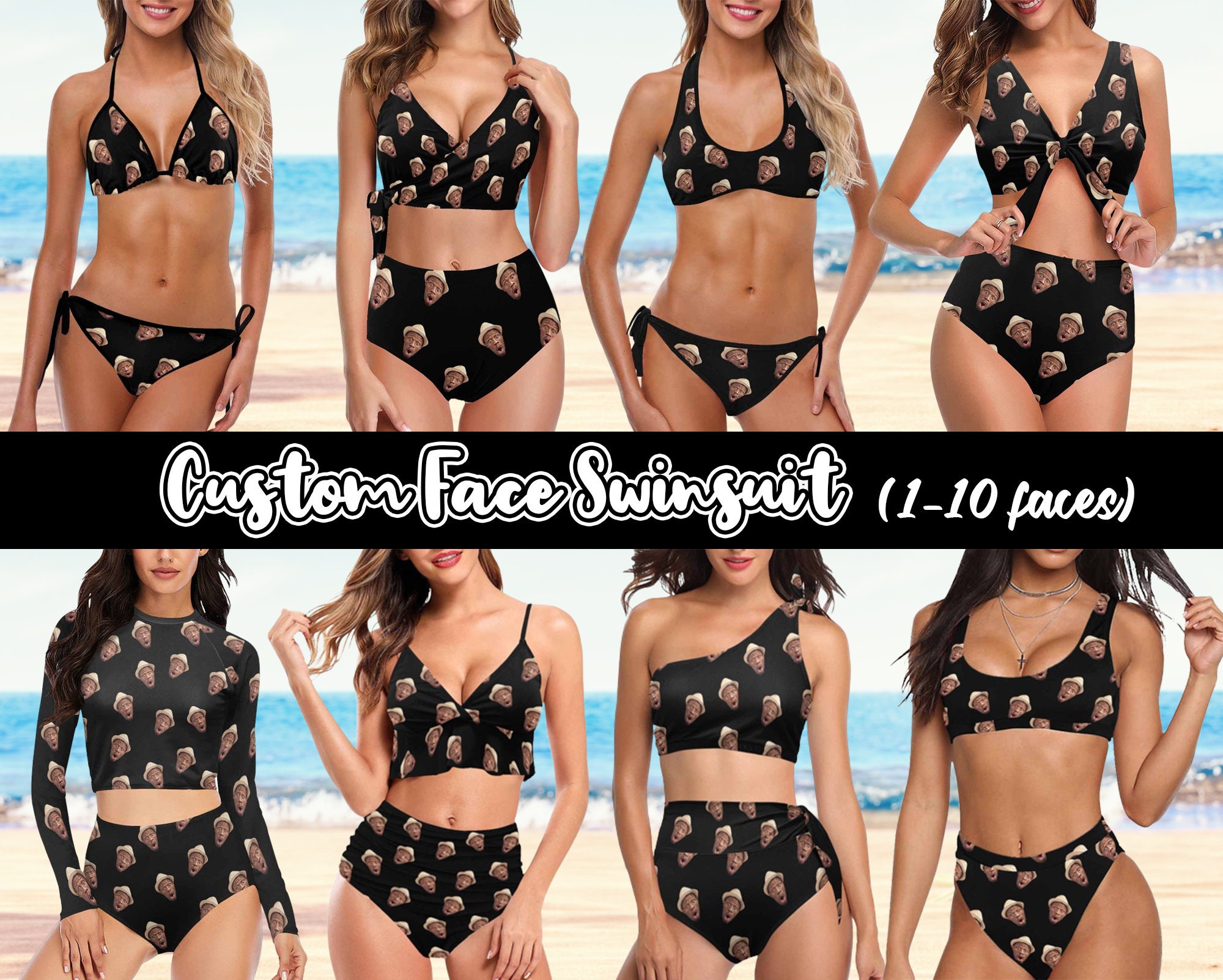 Personalized Face Bathing Suit Custom Swimsuit for Women Plus Size Two  Piece Bikini with Boyfriend Photo Gifts for Her : : Clothing,  Shoes 
