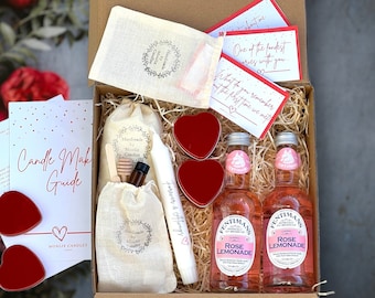 Candle Making for two,Date night box for two,DIY kit,Couple experience set,Anniversary activity,wedding gift,engagement gift,romantic gift