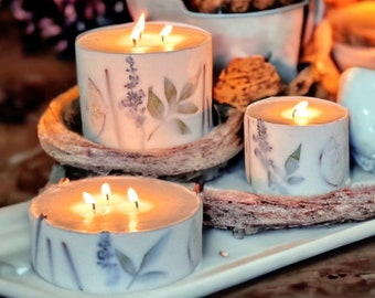 Xl Large 3 wick scented candle,Botanical Candle,Candle gift set,Housewarming gift,long lasting candle,gift for her,Birthday gift set,vegan