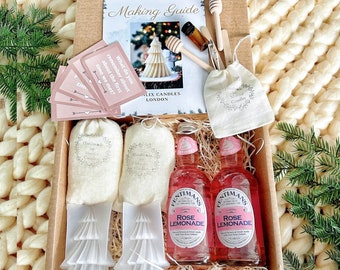 Christmas candle making kit for two,Christmas date night box,Couples Christmas gift set,Couples experience box,Festive gift,anniversary gift