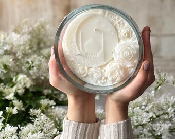 Eid Mubarak Scented Soy Wax Candle: Ramadan Gift for Family