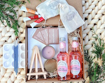 Christmas date night box for two,Couples Christmas gift,Couples experience box,Festive couple gift,art experience set,anniversary gift bnox