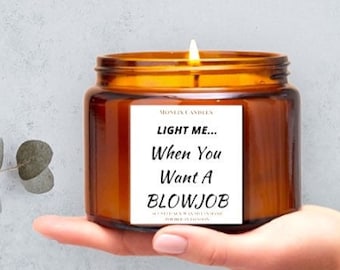 Large Scented candle,Funny Candle gift,gift for boyfriend,gift for him,Birthday gift,Christmas gift,Anniversary funny gift,wanky candles,