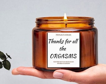 Large Candle gift,Funny Candle gift,Gift for Boyfriend,Birthday gift for him,gift for man,rude gifts,Christmas gift for him,wanky candles