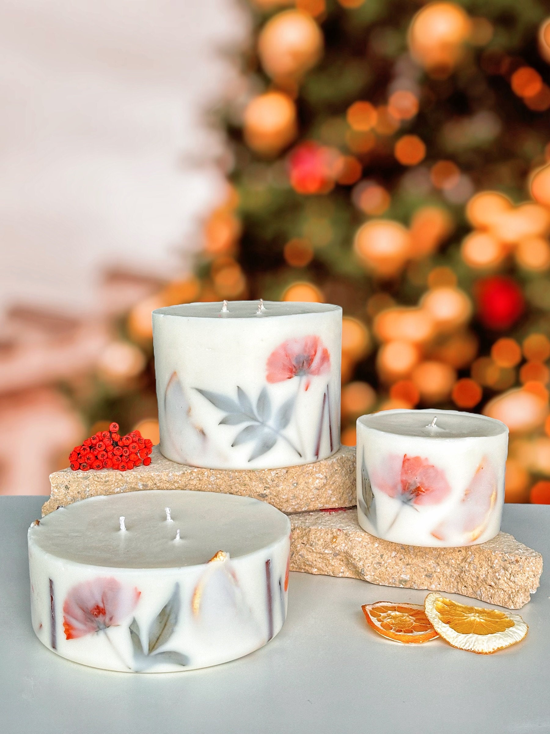 Candela di soia Gardenia Tuberose - Candela di cera di soia profumata floreale, candela pulita e duratura, regalo romantico con candela Gardenia per