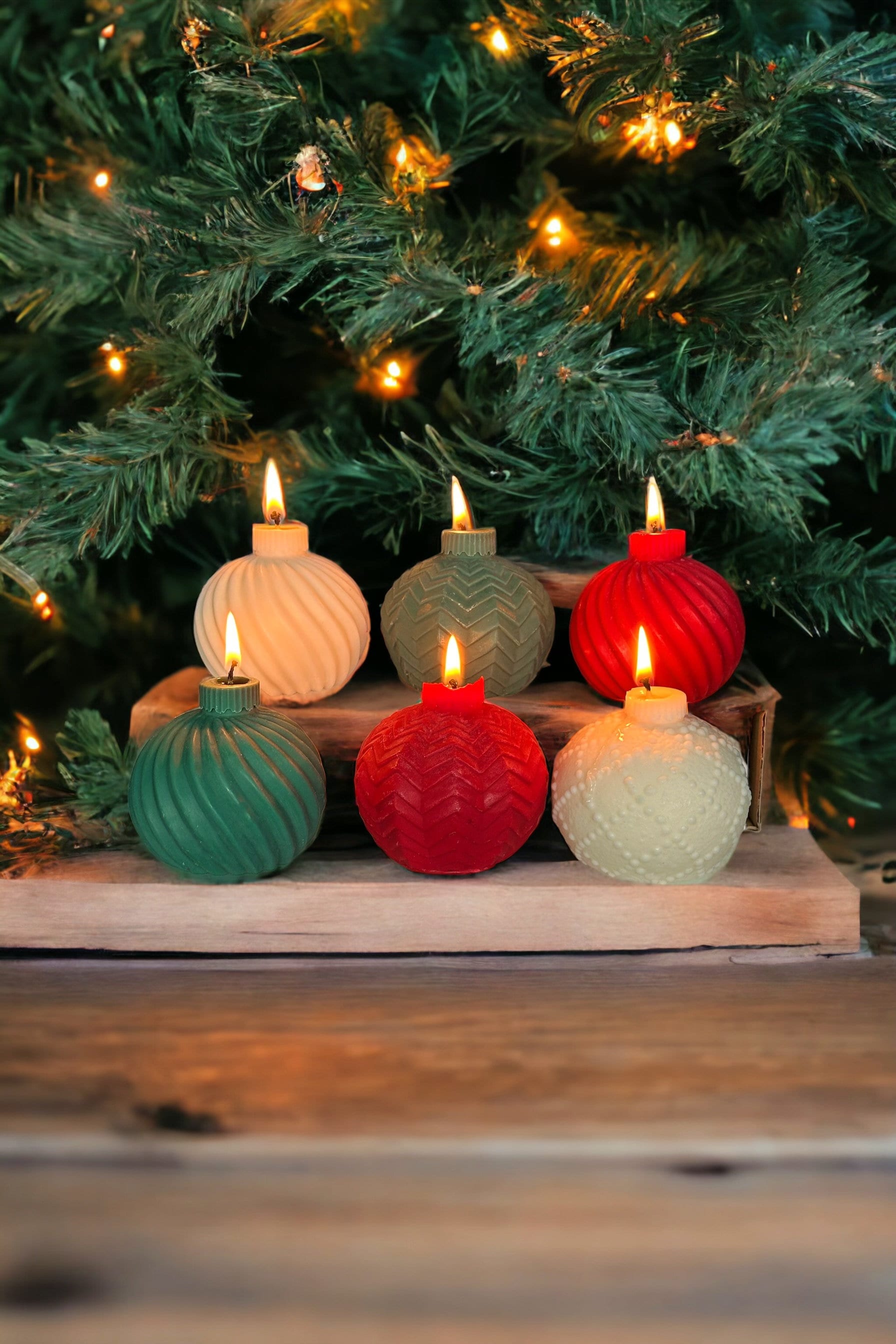 Candle Christmas Ornaments