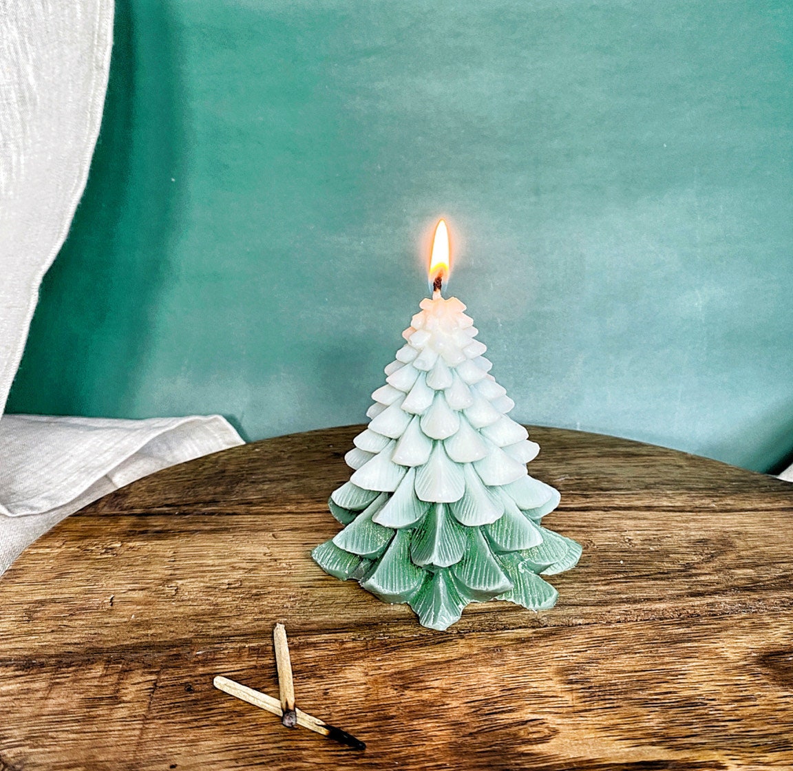 Grande Bougie Parfumée De Pilier De Noël, Cadeau De Noël Pour Elle