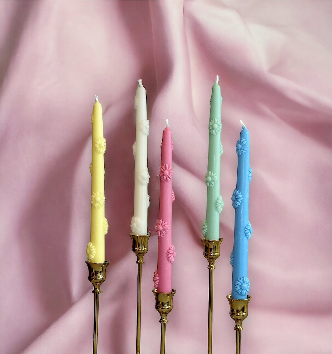 Pastel Table Candles main image 1