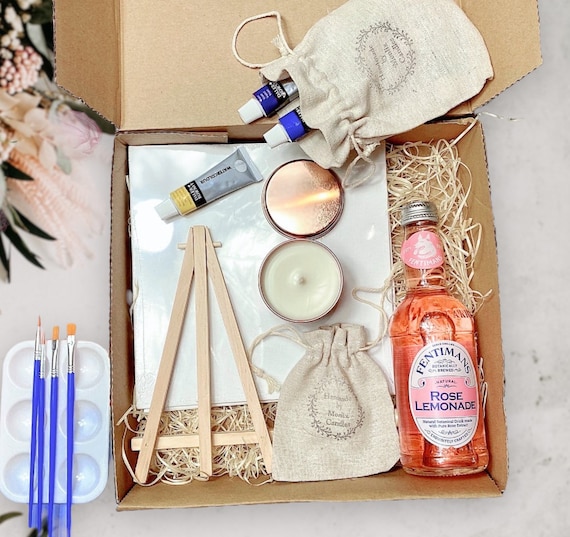Birthday gift box,Craft DIY kit,Portrait painting,Isolation gift,Corporate team building activity,Girls nigh,Hen party,Experience box