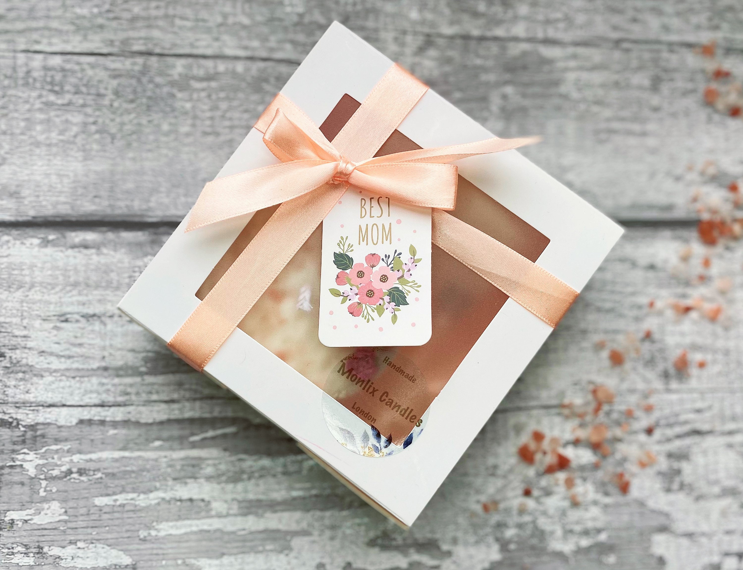 Portacandele In Legno Per Mamma - Regalo Compleanno O Festa Della Mamma