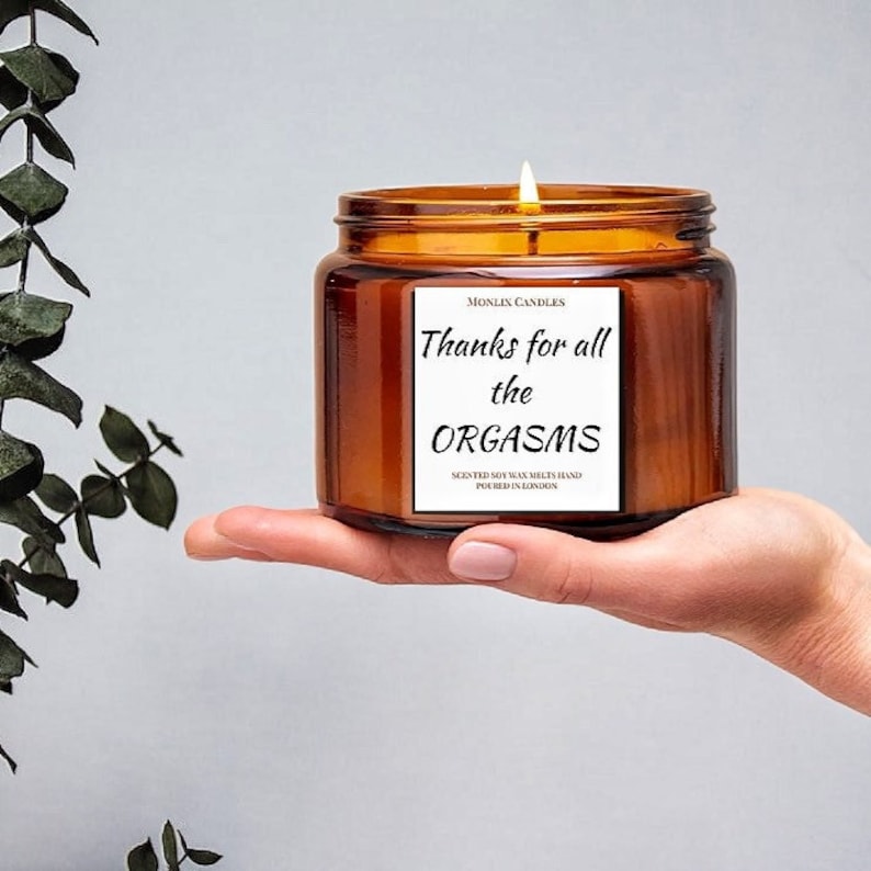 Large Candle gift,Funny Candle gift,Gift for Boyfriend,Birthday gift for him,gift for man,rude gifts,Christmas gift for him,wanky candles image 1