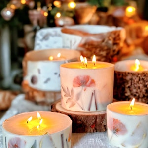XL Large 3 wick candle,Christmas candle,Festive candle,Christmas gift,Christmas spice candle,Christmas scent,Festive gift idea for her,vegan image 3
