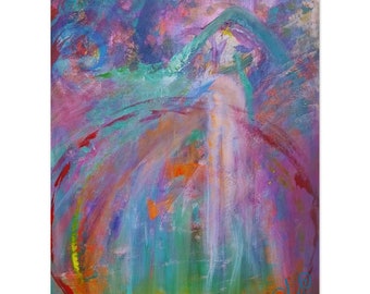 Water Under the Bridge Poster – Colorful Abstract Art Print