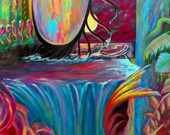 Invoking the Liminal Space - Original Acrylic Painting