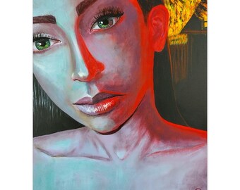 The Phantom Inquisitions Art Poster – Original Portrait Painting