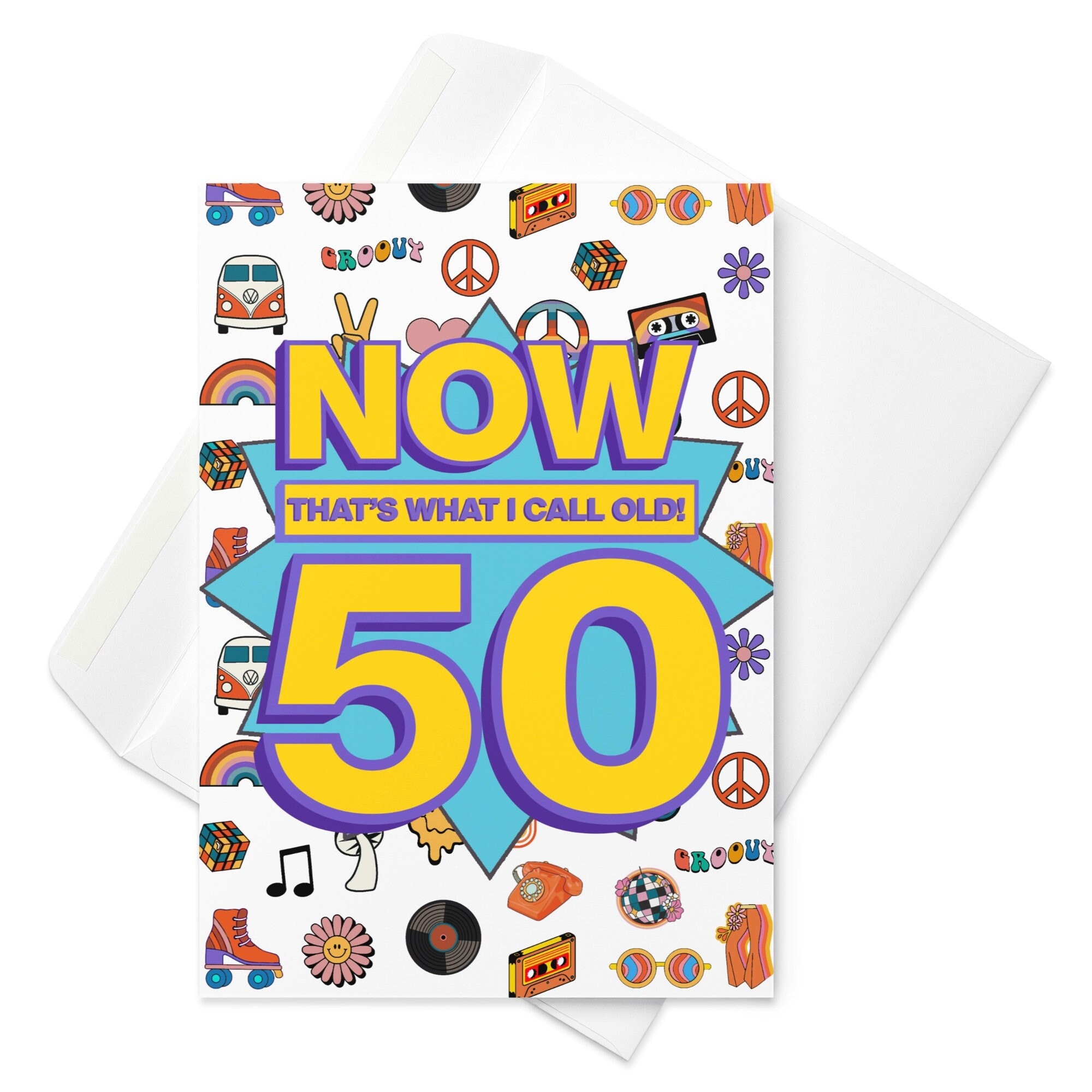 Now Thats What I Call Old 50th Birthday Large Greetings Card
