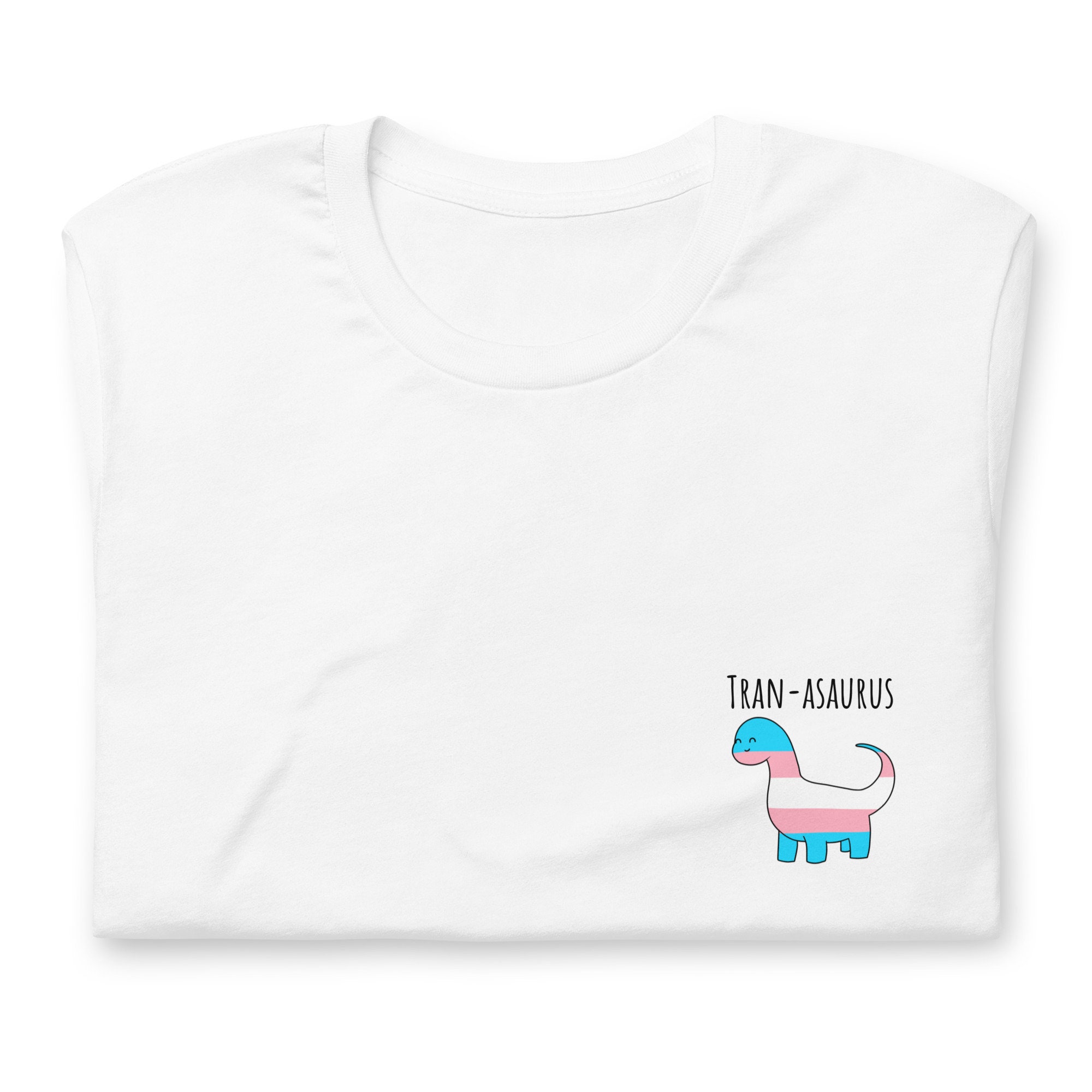 Tran-asaurus T-shirt | Trans Pride Dinosaur, LGBTQI+ Ally Tee - Etsy