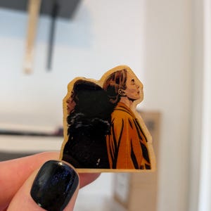 Killing Eve Enamel Wooden Pin Brooch Badge
