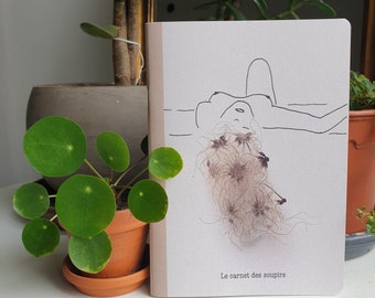 Notebook of sighs · A5 · illustrated, Stationery, Gift