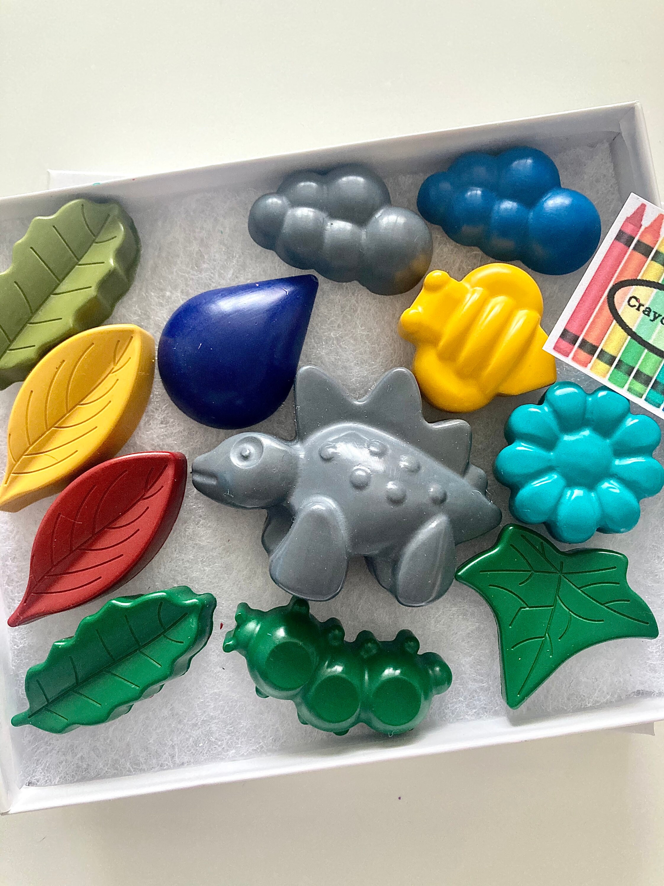 Dinosaur crayons handmade crayons crayola kids gift mark Etsy