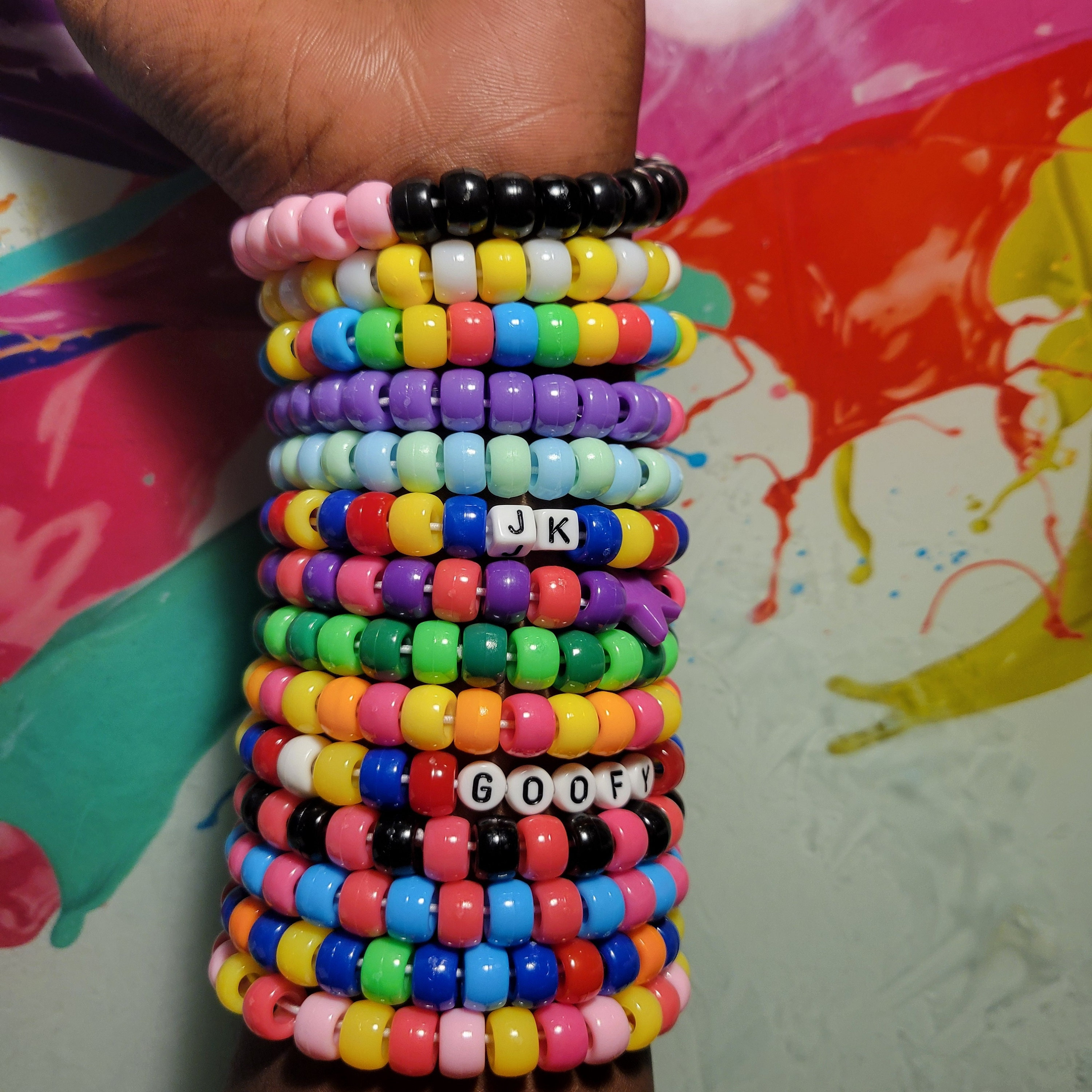 Kandi Mystery Random Bracelets- PLUR Mystery Box Bundle Assortment Set ...