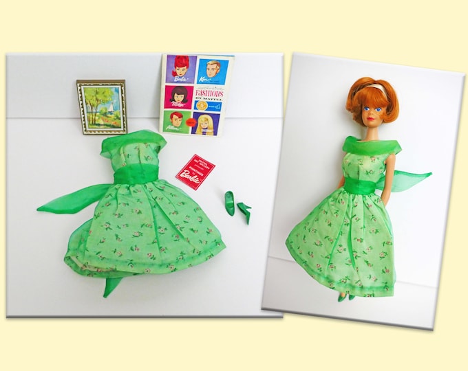 BARBIE 1965 MODERN Art 1625 Rare Vintage Dress[cletius] EUR 245,00 - FR