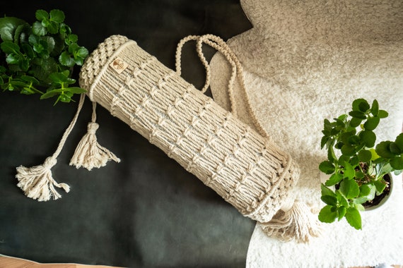Macrame outlet yoga bag