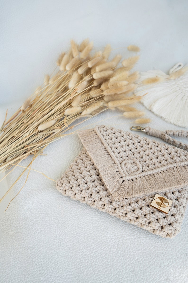 Small Elegant Boho Macrame Crossbody Bag - Etsy