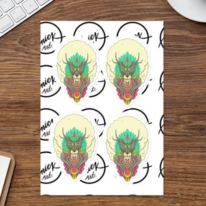 UNICKART - Lion gardien Sticker