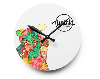 UNICKART - Candy Lady Acrylic Wall Clock