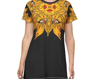 UNICKART Angel Eyes T-Shirt Dress