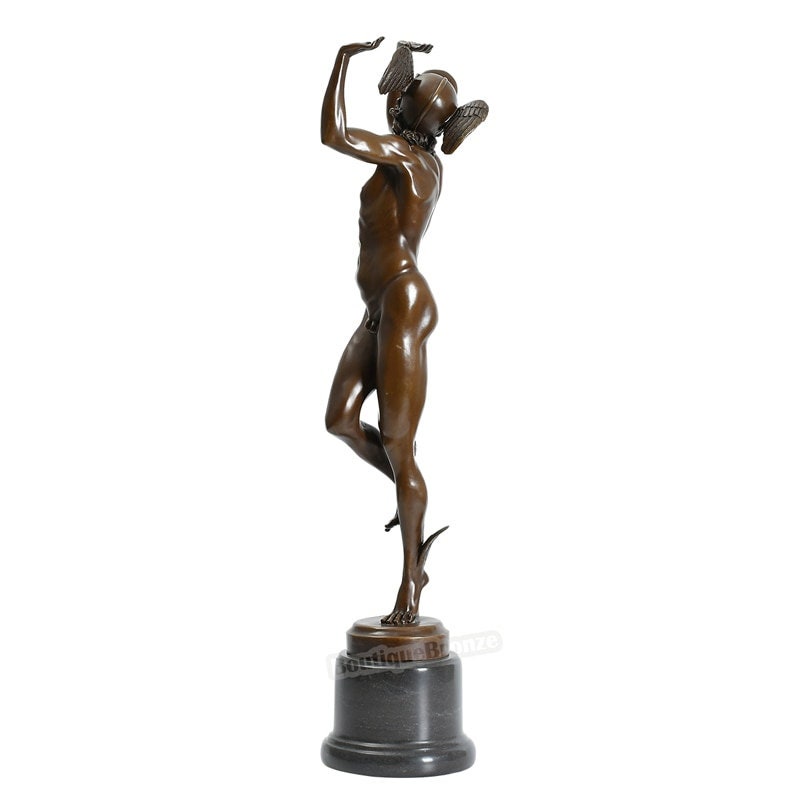 68CM Large Famous Bronze Mercury Statue Myth Commerce God Etsy