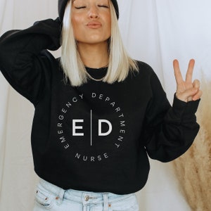 emergency room nurse sweatshirt, emergency room nurse gift, ER nurse shirt, emergency nurse top, new grad nurse gift, essential worker shirt