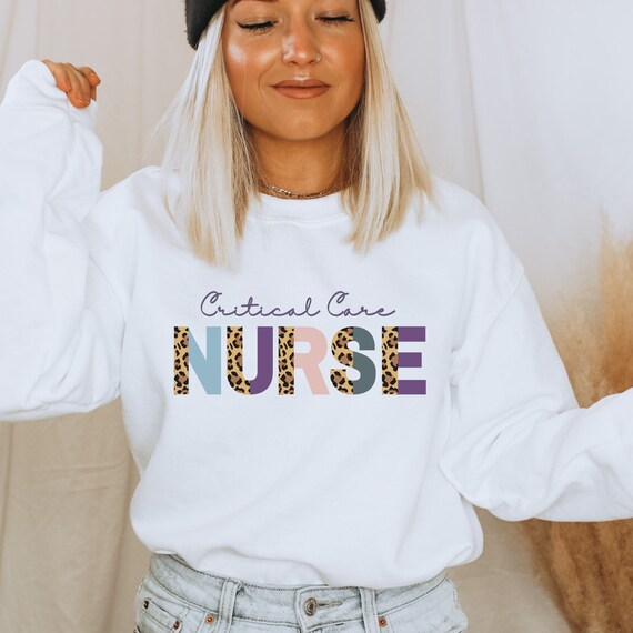 ICU Nurse Sweatshirt Intensive Care Nurse Gift for Nurses - Etsy