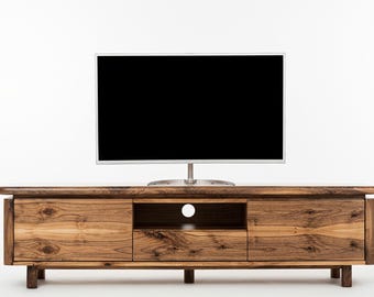 Walnut sideboard, Tv stand, Media Console, Storage Cabinet, Tv unit, Entertainment Center, Media Center, Living Room furniture, Mid Century