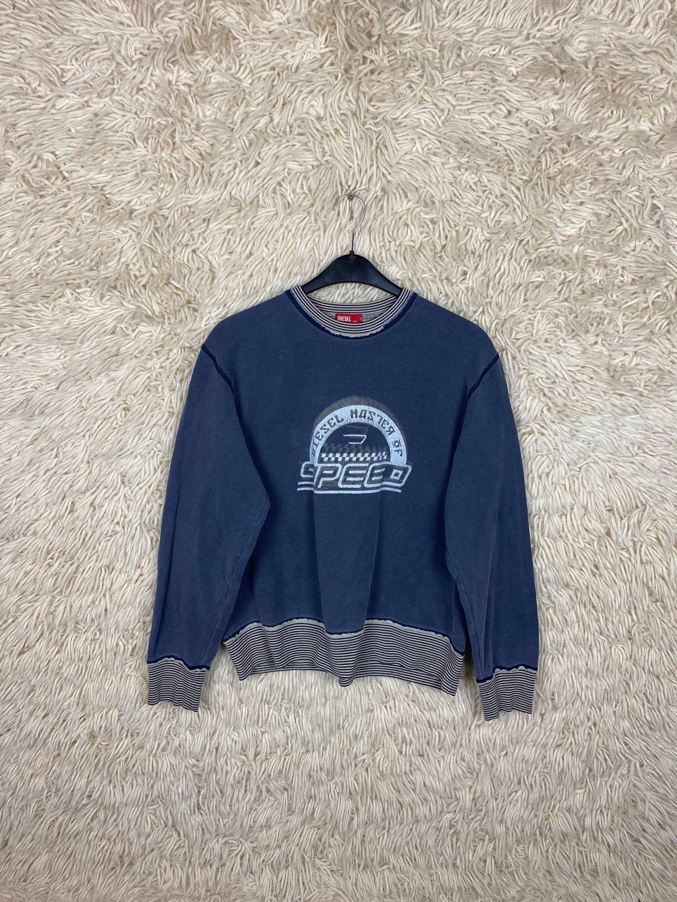 Vintage Size M XL Diesel Sweatshirt Pullover Sweater Jumper 80s
