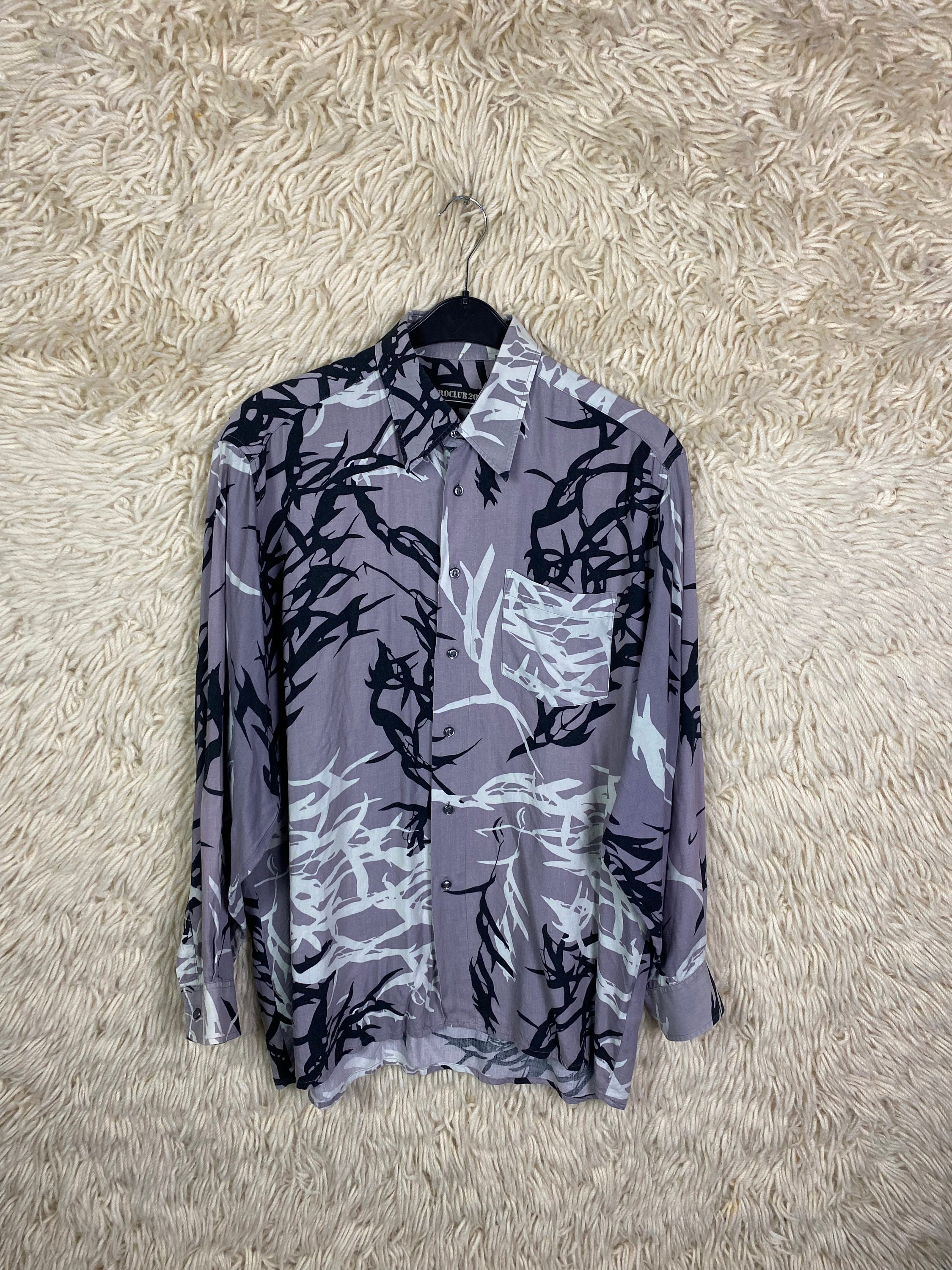 Vintage Shirt Size M - XL ( 41/42 ) Crazy Pattern