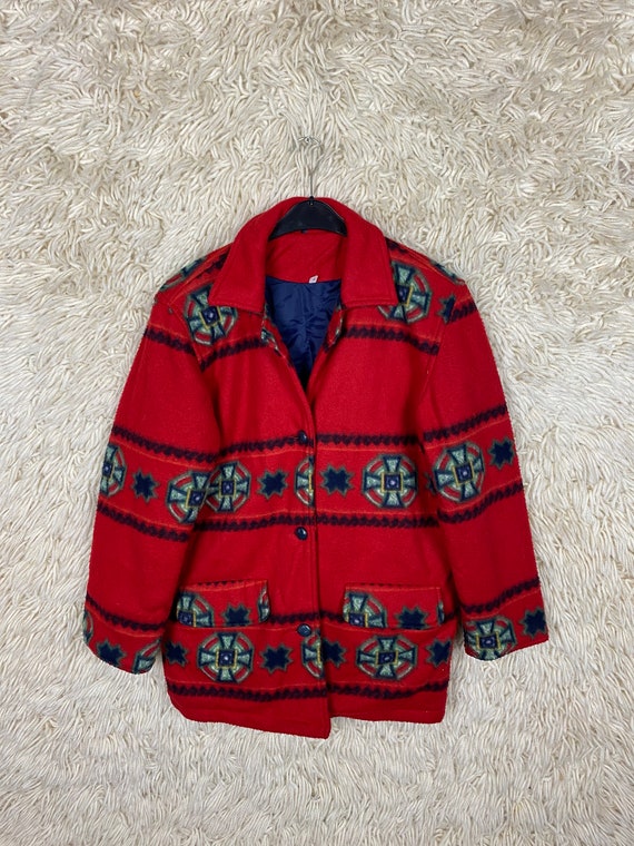 Vintage Size S - L Fleece Jacket Fleece Jacket Cr… - image 3