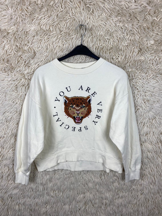 Vintage Size S - M Sweatshirt Sweater Sweater Emb… - image 9