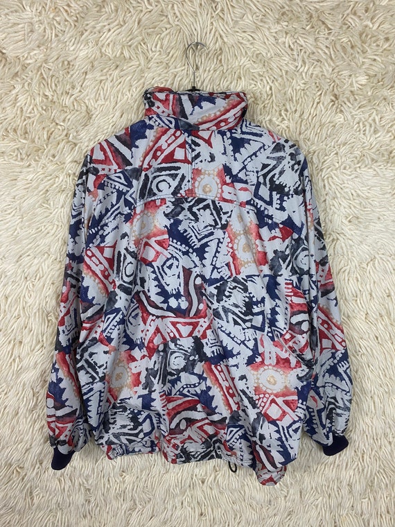 Vintage Women‘s Size M - XL Crazy Pattern Jacket … - image 4