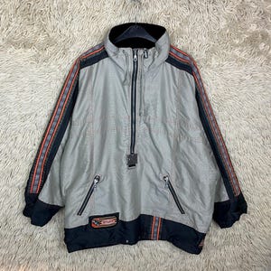 ビンテージ JACKE*ANORAK クレイジーパターン*スキージャケット