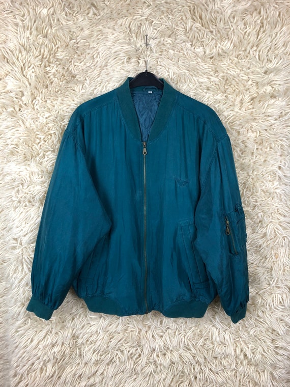 Vintage Size M-L Silk Jacket bomberjacket Bomberja