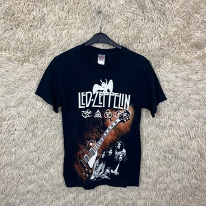 Vintage Led Zeppelin Fruit of the Loom T-shirt Size S - M