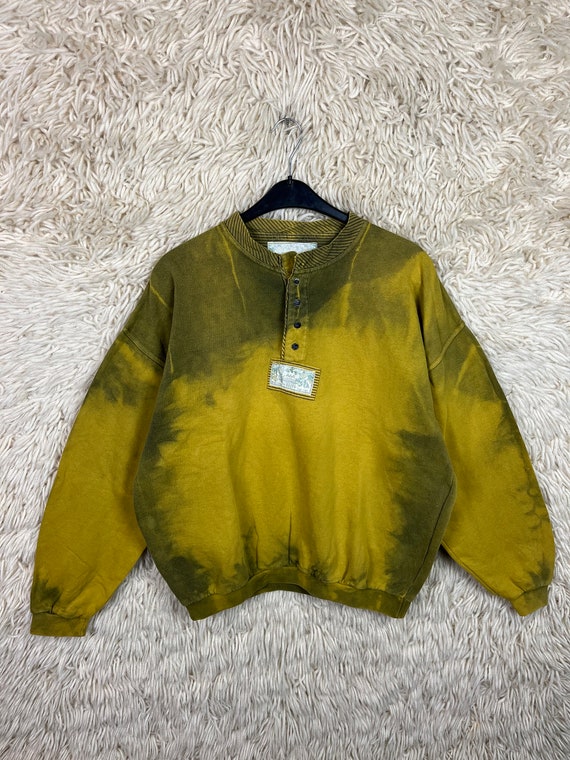 Vintage  80er Sweatshirt Batik Tie Dye Size M - L… - image 6