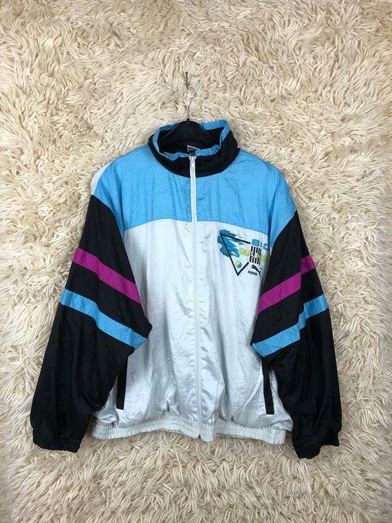 Vintage Shelljacket Sportjacket Windbreaker Sports Jacket 80s 90s Size M
